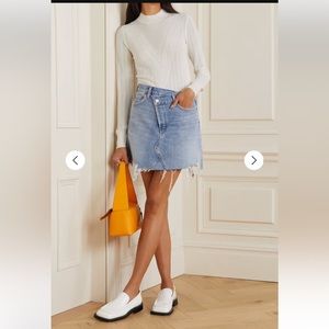 Like New Veronica Beard Raylan ribbed-knit sweatshirt. Small.